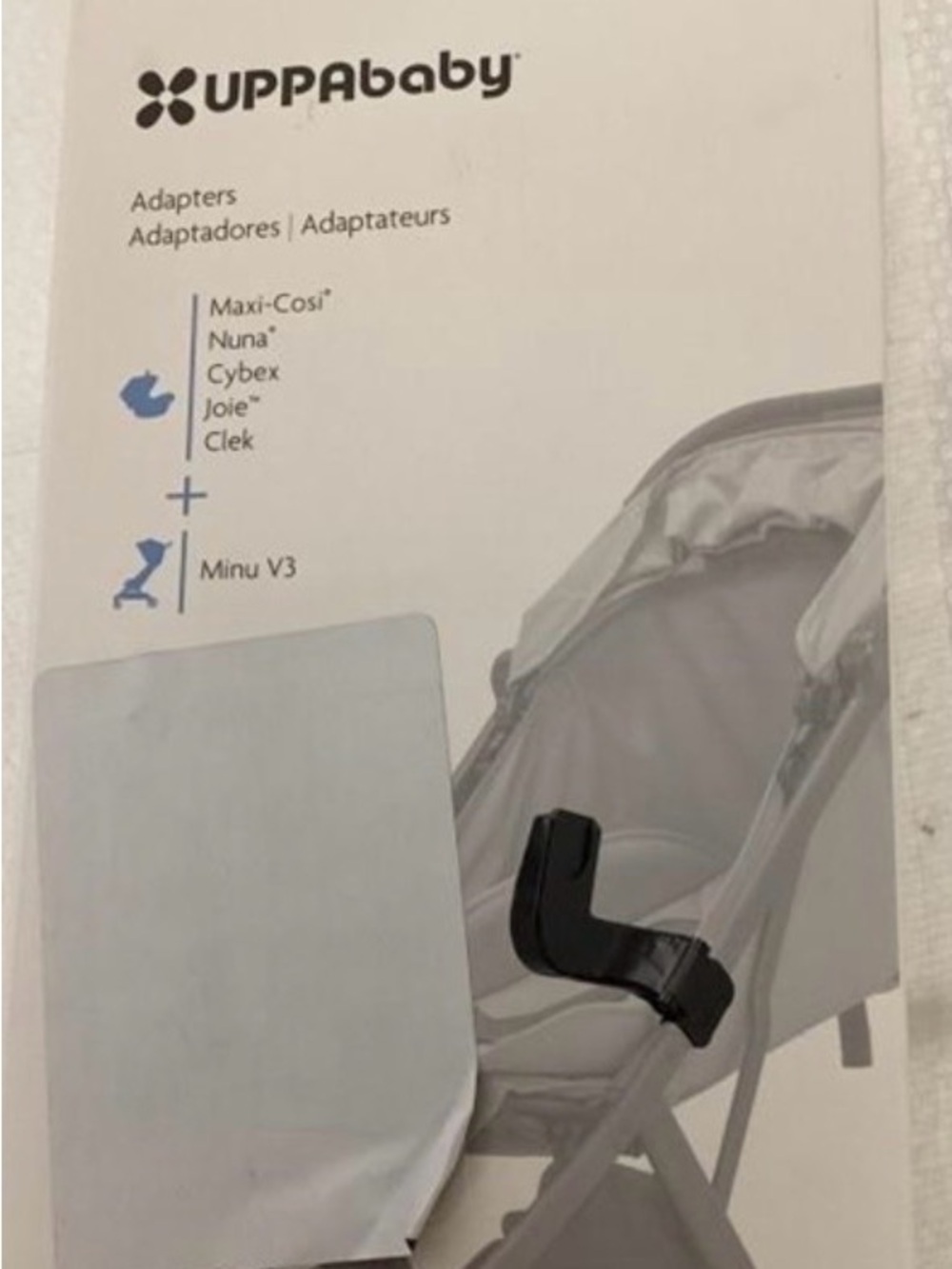 UPPAbaby Black Car Seat Adapter for Minu V3